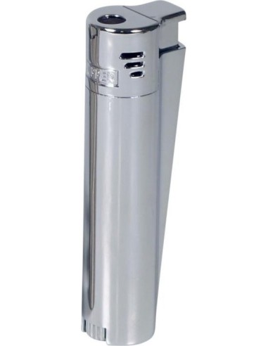 Clipper Tryskový zapaľovač Shiny Silver