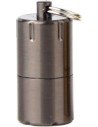 Miniature survival lighter that you always have with you, as it has a practical attachment for keys. The lighter is refillable with gasoline. Thanks to good sealing, the gasoline does not evaporate. Height is only 24 mm.