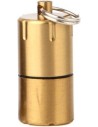 Miniatúrny survival zapaľovač ktorý máte vždy so sebou, pretože má praktické uchytenie na kľúče. Zapaľovač sa dopĺňa benzínom. Vďaka dobrému tesneniu benzín nevyprchá. Výška len 24 mm.