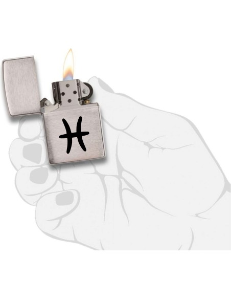 Zippo Pisces Zodiac Sign