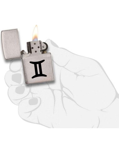 Zippo Gemini Zodiac Sign