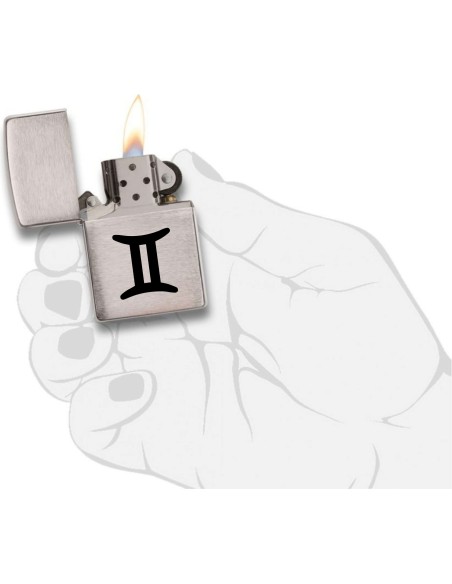 Zippo Gemini Zodiac Sign
