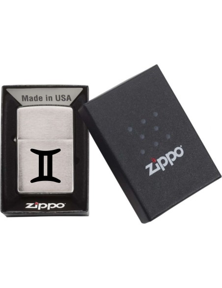 Zippo Gemini Zodiac Sign