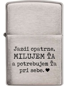 Zippo Jazdi Opatrne