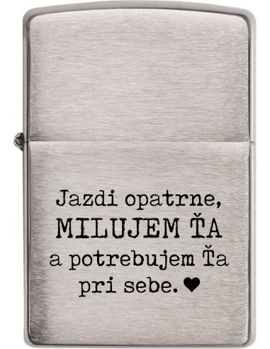 Zippo Drive Carefully