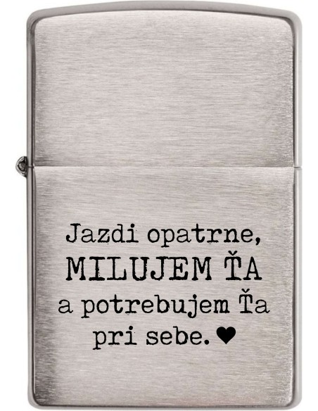 Zippo Drive Carefully