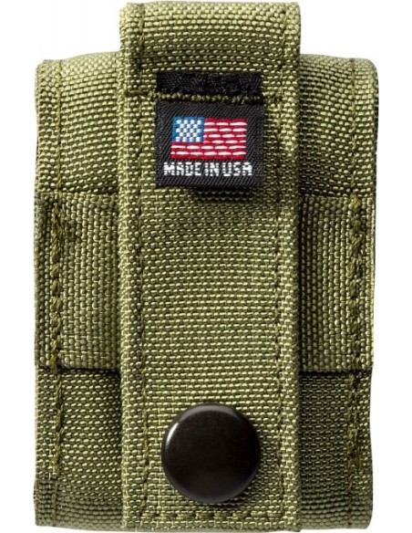 Zippo Black Crackle + Tactical Case – Green