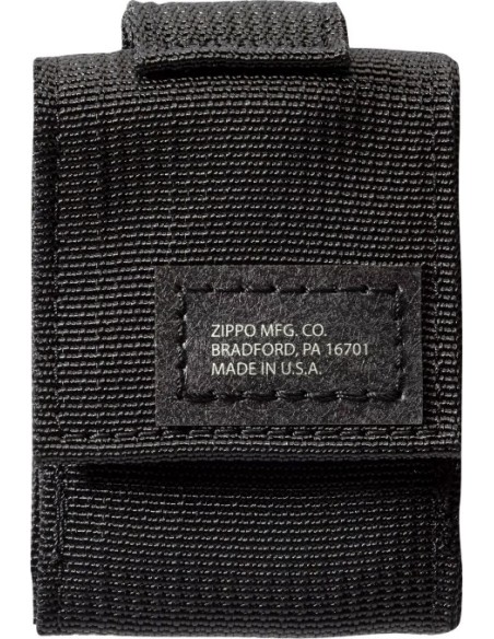 Zippo Black Crackle + taktické pouzdro – černé