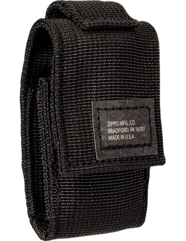Zippo Black Crackle + taktické pouzdro – černé