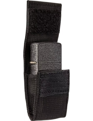 Zippo Black Crackle + taktické pouzdro – černé