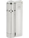 Stylish Austrian-style lighter in a classic silver finish. A clone of the legendary Austrian IMCO lighter. The lighter is filled with lighter fluid; when struck, the top flips open, igniting the lighter-fluid-soaked wick, and the lighter burns until you close it.