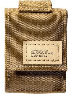 Zippo Black Crackle + taktické pouzdro – okrové 2
