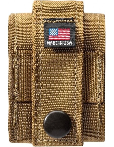 Zippo Black Crackle + taktické pouzdro – okrové