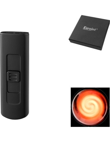 Eurojet USB zapaľovač - čierna