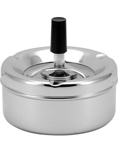 Metal rotating ashtray
