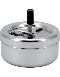 Metal rotating ashtray