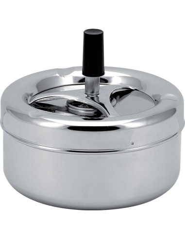 Metal rotating ashtray