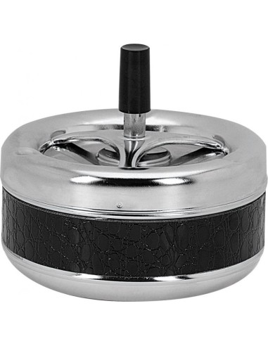 Metal rotating ashtray
