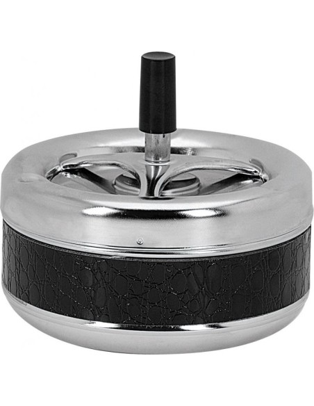 Metal rotating ashtray