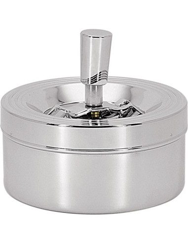 Metal rotating ashtray
