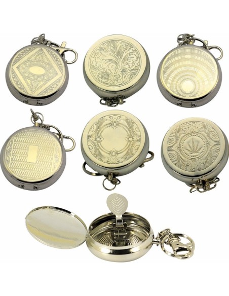 Pocket ashtray with keychain