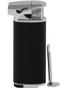 Fajkový zapaľovač značky Royce v čiernom prevedení s bočným zapaľovaním, pre šetrnejšie pripaľovanie.