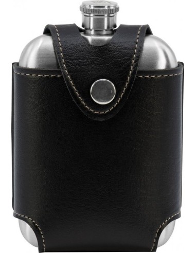 Hip flask with belt case