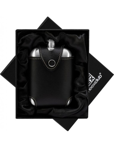 Hip flask with belt case