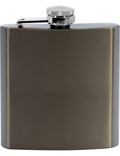 Classic Grey Hip Flask