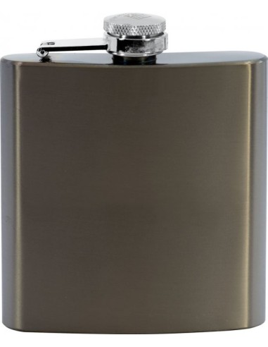 Classic Grey Hip Flask
