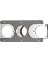 Lucca di Maggio pocket cigar cutter in a silver finish. Packaged in gift packaging.