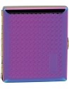 Metal cigarette case by Lucca di Maggio with a changing color. The case can hold 20 pieces of classic cigarettes.