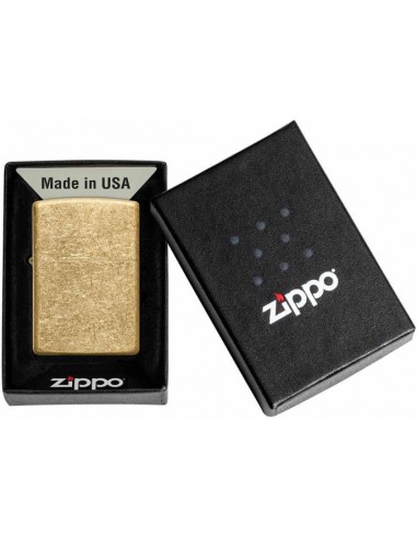 Zippo Tumbled Brass 24206