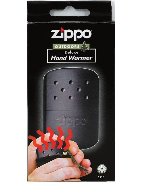 Černý ohřívač rukou Zippo