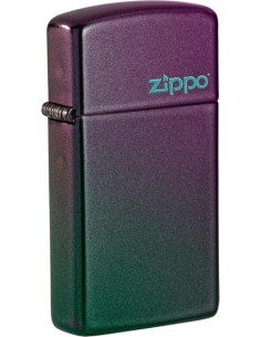 Zippo Slim Iridescent Logo 26962