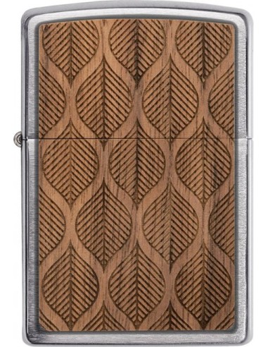 Zippo Woodchuck USA Walnut Leaves