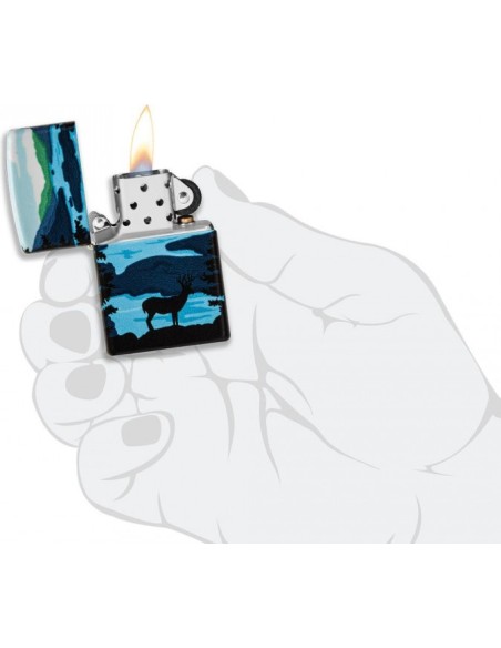 Zippo Deer Landscape