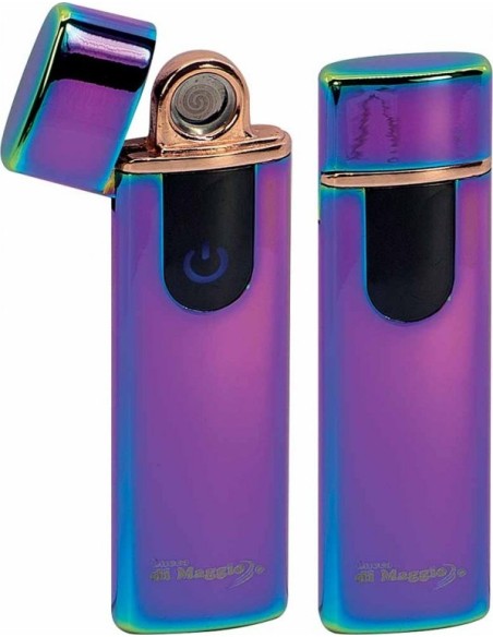 Spiral Slim Purple USB Lighter