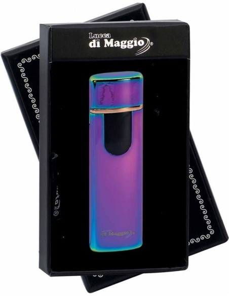 Spiral Slim Purple USB Lighter