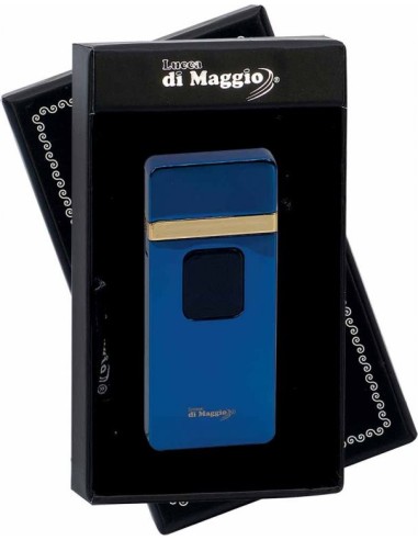 Spiral Blue USB Lighter