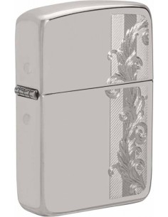Zippo Sterling Silver Herringbone Filigree 28028