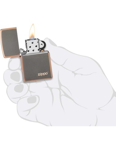 Zippo Rustic Bronze Logo 27005